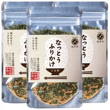 Hasuya Natto Furikake миллиард бактерий натто в 1 отечественном соевом натто фурикаке 28 г [примерно 4,2 пакета] (3 сумки)