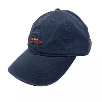 Hat Cap Washed Baseball Cap Navy (J.Crew) J.Crew Men s (One Size, (Car & Tree)) [Item]