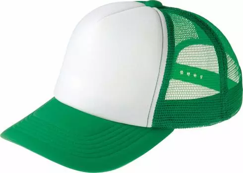 Hat Event Mesh Cap Green x White FREE Size [Print Star] 00700-EVM