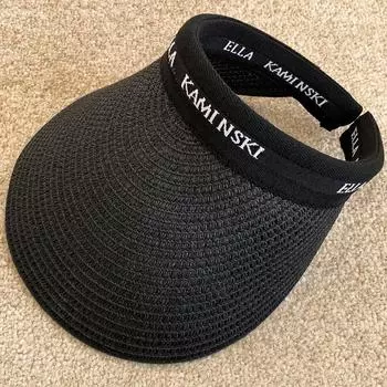 Hat Female Summer New Arrival Topless Hat Outdoor Cute Headband Sun Protection Hat Classic Style Sun Protection UV Sun Hat Black hoop Black