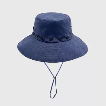Hat Fisherman Classic With Uv Protection And Ventilation For Outdoor Wear Navy Blue