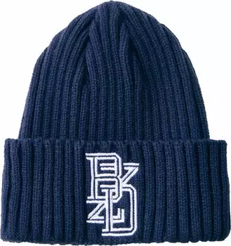 Hat Knit Cap ZETT by BEAMS DESIGN BH79702 [ZETT] Men s Navy/White