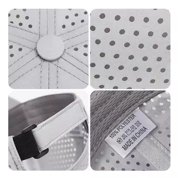 Hat Men S Summer Quick Drying Baseball Hat Mesh Breathable Duck Tongue Hat Sunshade Hat Solid Color Hat темно-серого