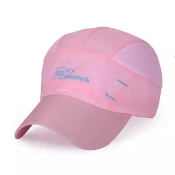 Hat Men s Summer Thin Sun-Poof Peaked Cap Outdoor Quick-Drying Cap Women s Casual Breathable Sun Protection Hiking Sun Baseball Cap Pink All yards