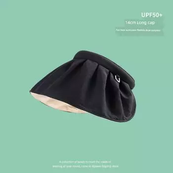 Hat Women s Summer New Arrival Headband Sun Hat Women s Fashion Trendy K-style Shell-like Bonnet UV Protection Sun Hat C0100 ring buckle adult shell cap Black M(56-58cm)