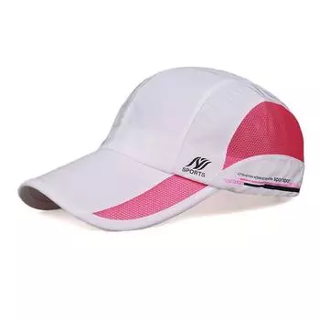 Hat Women s Summer Sun Protection Sports Mesh Peaked Cap All-Matching Foldable Breathable Sun Hat Quick-Dry Running Sun Hat 3061A non-Foldable White One size