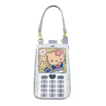 Hatayama Shoji Outing 2WAY Pochette Gal Phone Gal Hello Kitty Brown H19 x 33202225 W11.5cm