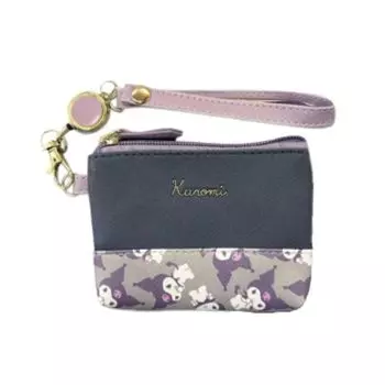 Hatayama Shoji Reel Pass Pouch Flyer Pattern Kuromi xx D2cm 34202638 H7.5 W11.5