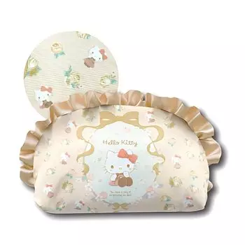 Hatayama Shoji Sanrio Multi Pouch Frill Hello Kitty Approximately H11 x W20 x D6cm 33202113 Size