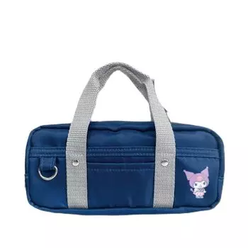 Hatayama Shoji School Bag Style Multi Pouch Kuromi H8 x x D5cm 33201550 San-X W18.5