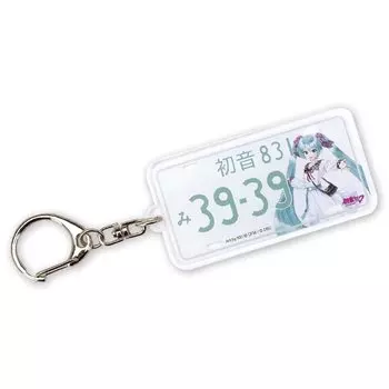 Hatsune Miku Collaboration Car Acrylic Key Chain TAFT Vocaloid Bag 80 x 60 x 10 мм [Daihatsu] (Мику вер.)
