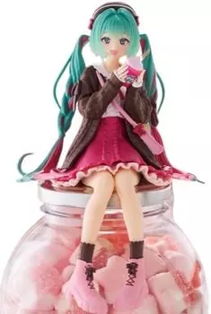 Hatsune Miku Figure Noodle Stopper Figure Autumn Date Pink ver.