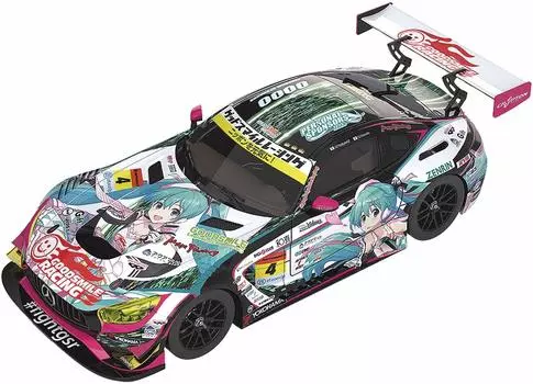Hatsune Miku GT Project Good Smile Hatsune Miku AMG 2019 SUPER GT масштаб окрашенная готовая миниатюрная машина 1/64 версия. 1/64 литье под давлением