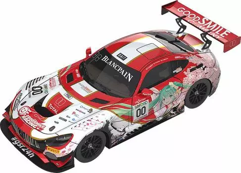 Hatsune Miku GT Project Good Smile Hatsune Miku AMG 2017 SPA24H масштаб окрашенная готовая миниатюрная машина 1/64 версия. 1/64 литье под давлением