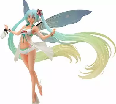 Hatsune Miku GT Project Racing Miku 2017 Thailand scale PVC painted ready figure ver. 1/1 зелёный