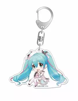 Hatsune Miku GT Project Racing Miku Nendoroid Plus акриловый брелок 4 2019Ver.