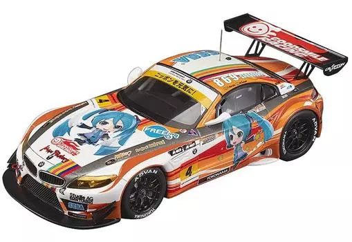 Hatsune Miku и Future Stars Project mirai GSR ProjectMirai BMW 2012 открытие окрашенная смола 1/43 версия. (1/43 миникар)