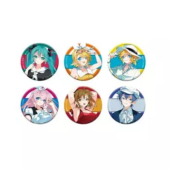 Hatsune Miku series character badge collection 6 pieces BOX