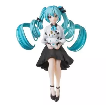 Hatsune Miku Series Chokonose Premium Figure Miku x Osumashi “Hatsune Cinnamoroll” Ver. зелёный