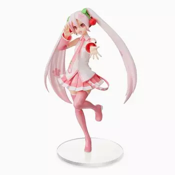 Hatsune Miku Series Super Premium Figure 1 тип в общем «Sakura*Miku» Ver.3
