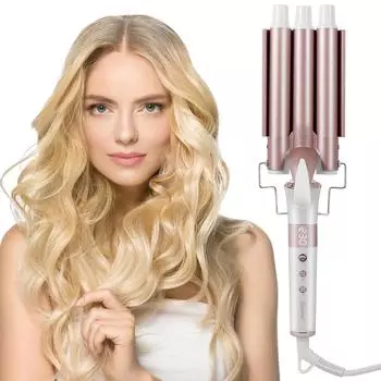 Hatteker Плойка с температурными настройками Профессиональная плойка для волос Керамическая плойка для волос Яйцо-рулет Инструменты для укладки волос