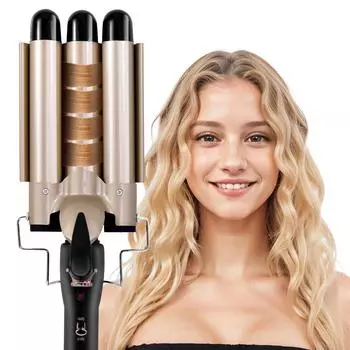 Щипцы для завивки HATTEKER Eggroll Bed Head Wave Artist Deep Waver с быстрым нагревом и керамической технологией завивки