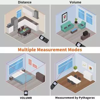 HAUPTSON 70/100M лазерный дальномер дальномер лазерная лента дальномер здание