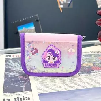 Haute Anjou Girls Catch Nipping Strap Wallet, a popular character in Korea
