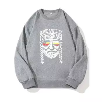 HAVE Модный принтованный топ, повседневная спортивная одежда на осень и зиму, хлопковая толстовка M чёрный