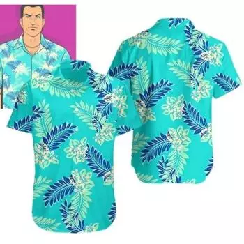 Hawaiian Flower Casual Shirt Men Vacation DailyTops Pattern 3D Coconut Tree Print Fashion Shirts Y2k Unisex Clothing S