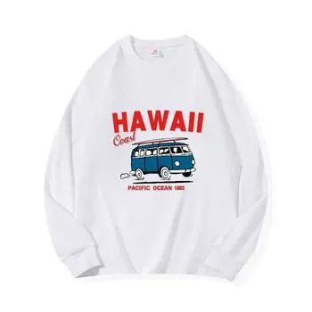 HAWALL Осенняя одежда Длинные рукава Чистый хлопок Новые мужские и женские топы, Весенний внутренний слой, Базовая рубашка, Круглая горловина Длинные рукава Футболка M коричневый