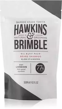 Hawkins & Brimble Beard Shampoo Eco Refill Pouch Beard Shampoo Refill TU прозрачный
