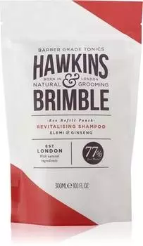 Hawkins & Brimble Revitalising Shampoo Eco Refill Pouch Shampoing Revitalisant Pour Homme TU прозрачный