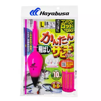 Hayabusa Easy Fly Sabiki Set 4 Hooks L