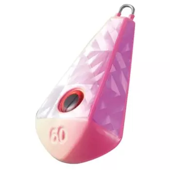 Hayabusa Eyeball Fishing Sinker Rudder Type No. 60-5 Pink Glow