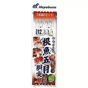 Hayabusa Fune Goku Gomoku Root Fish Gomoku 2 Pieces Hook 2 Set SD766 13-5-7