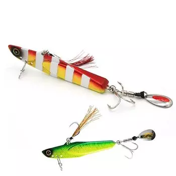 Hayabusa Jack Eye Makipita 40g FS449 Real Fish Scale Fluorescent Orekin #8