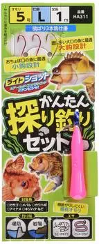 Hayabusa Light Shot Easy Search Fishing Set 3 Hooks HA311 5 No. 8/12-2-3