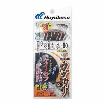 Hayabusa One Jump Twisted Keimura Rainbow Kara Hook 80 см 3 крючка HN106 и 9-4-4