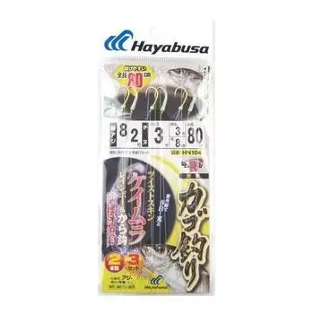 Hayabusa Twisted Keimura Rainbow & Kara крючок 80 см 2 крючка 8-3