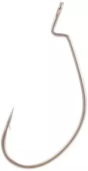 Hayabusa Worm Hook Worm 951 8 Matte Black 95181 1/0 No.