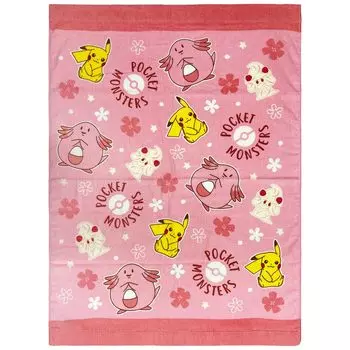 Hayashi Bath Nap 85 x KN472500 Towel, Size, Approx. 115cm, Pokmon N4725, Pink,