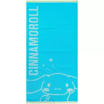 Hayashi Compact Bath 50 x 100 Sanrio CN421201 Towel, Approx. cm, All-Stars Cinnamoroll,