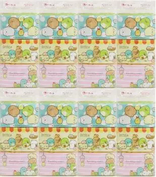 Hayashi Shoji Sumikkogurashi Карманные салфетки, смываемые водой, 6 шт. x 8 шт. [Оптовая закупка] белый