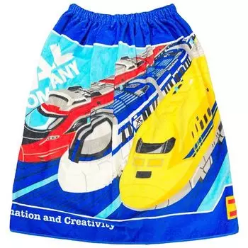 Hayashi Wrap 60 x 115 Plarail MO480400 Towel, Medium, Approx. cm, Relief,