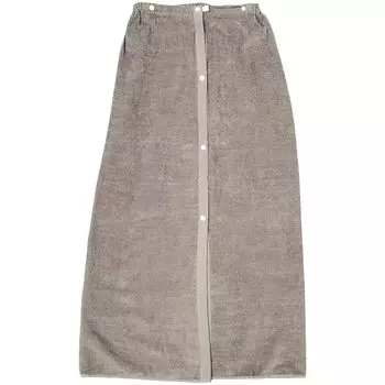 Hayashi Wrap LL 100 x 120 Solid Gray MN486029 Towel, Size, Approx. cm, Shirring, Color, 24,