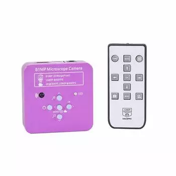 HAYEAR 51MP 1080P 60FPS HDMI USB HD промышленный микроскоп камера USB микроскоп камера CS кронштейн подходит для промышленных ювелирных изделий PCB и камеры, мальвовый