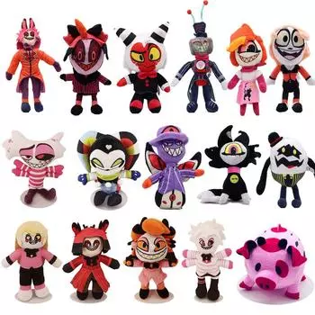 Hazbin Hotel Европейская и американская мультяшная плюшевая игрушка Очень злой босс, кукла Hell Inn, фигурка, Рождественский подарок, игрушка для поздравлений с праздником