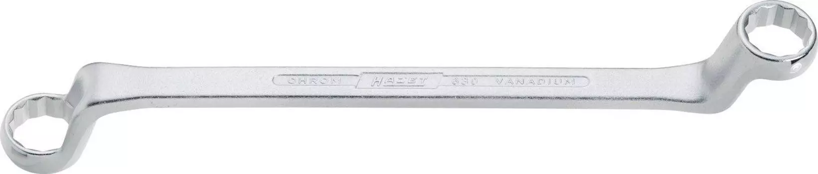 HAZET box wrench degree deep 18 x 19 mm Japanese import 63018 x 19 Double-ended (75 offset) [Regular product] серебряный