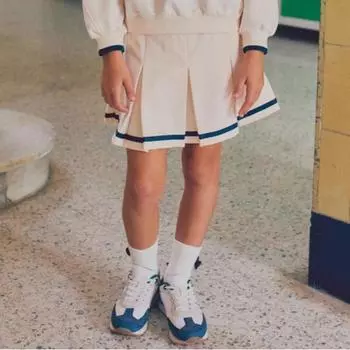 Hazzys Kids Hrc Royal Club плиссированная юбка с шортами Hsf72sa77g Iv Ivory/165